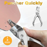 Alritz 120 Set Leather Snap Fasteners Kit with Hammer Puncher, 12.5mm Metal Button Snaps Press Studs with 4 Setter Tools for Clothes, Jackets, Jeans Alritz