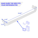 ECOTRIC Refrigerator Door Shelf Rack Bar Rail Retainer Compatible with Kenmore Frigidaire Refrigerators Replacement for 240534901 AP3214630 PS734935 ECOTRIC