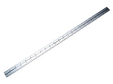 Benchmark Tools 466477 24 inch Combination Square Blade Ruler 4R Markings 1/8, 1/16, 1/32, 1/64 Stainless Steel Non-Glare Satin Chrome Finish Benchmark Tools