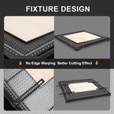 DEWALLIE Honeycomb Laser Bed with Fixture, 18.5x17.32x0.87'' Honeycomb Working Table for Xtool D1 and D1 Pro Diode Laser Engraver and Cutter, Smooth DEWALLIE