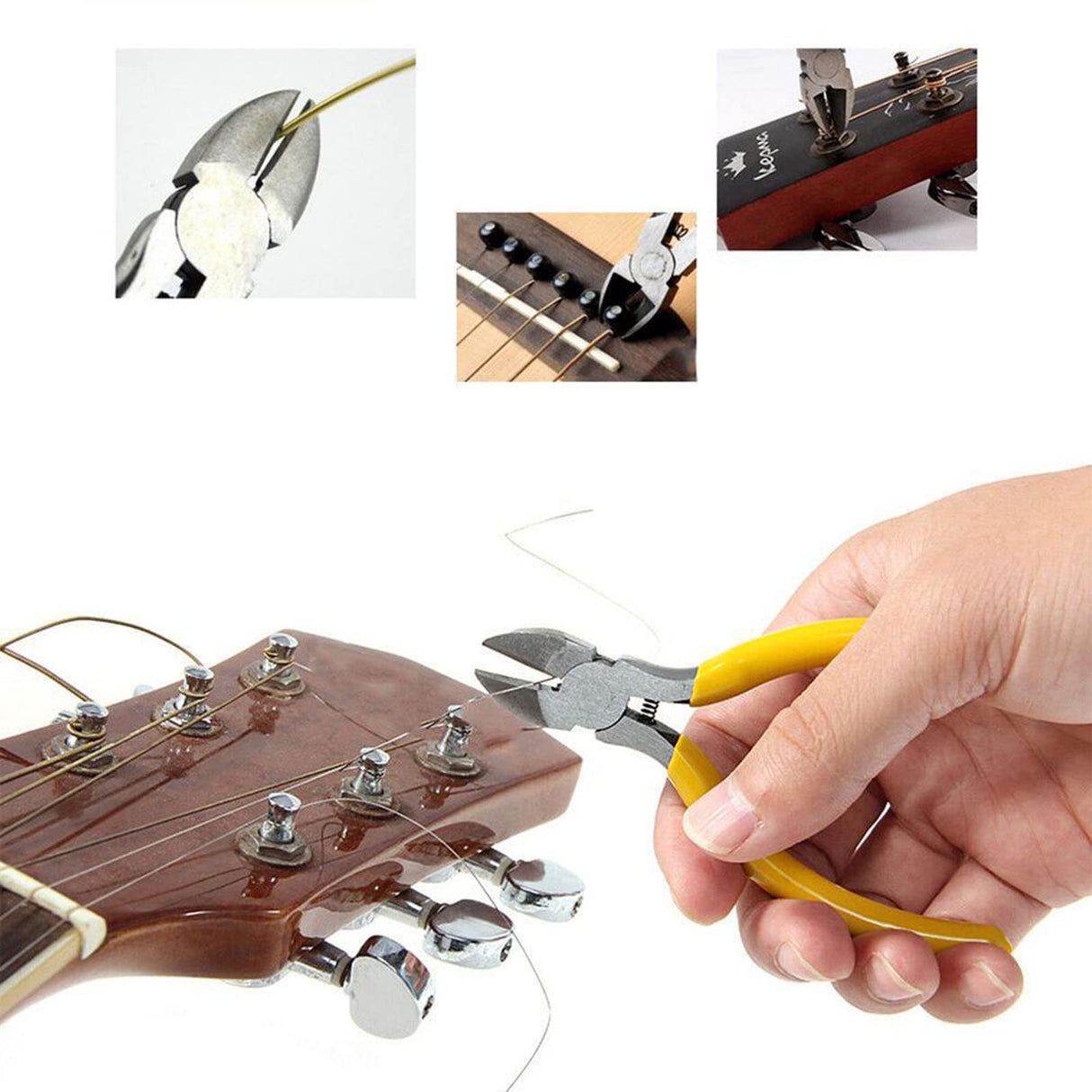 28PCS Guitar Tool Kit,Guitar Repair Tools Kit,Professional Guitar Repairing Maintenance Tool Kit with Wire Plier String Organizer Fingerboard hanbangabc