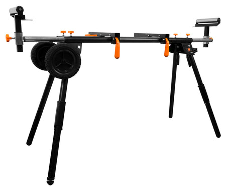 WEN Miter Saw Stand, Collapsible and Rolling with 3 Onboard Outlets (MSA330) WEN