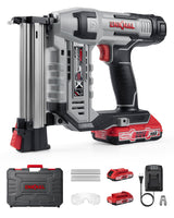 Electric Nail Gun, LINKNAL Cordless Brad Nailer Battery Powered,18 Gauge, 2×20V MAX Li-ion Batteries, Charger and 1000 Nails Included (L820-BN) LINKNAL