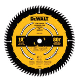 DEWALT Table Saw Blade, 10 inch, 80 Tooth, Fine Finish, Ultra Sharp Carbide (DWA11080) DEWALT
