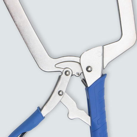 DRAGONITE Heavy Duty C Clamp, Vise Grip Locking Pliers With Swivel Pads, 15 Inch Face Clamp for Woodworking, Welding and Pocket Hole Joinery, 2 Piece DRAGONITE