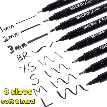 Dyvicl Silver Gold Pens and Hand Lettering Pens - WoodArtSupply