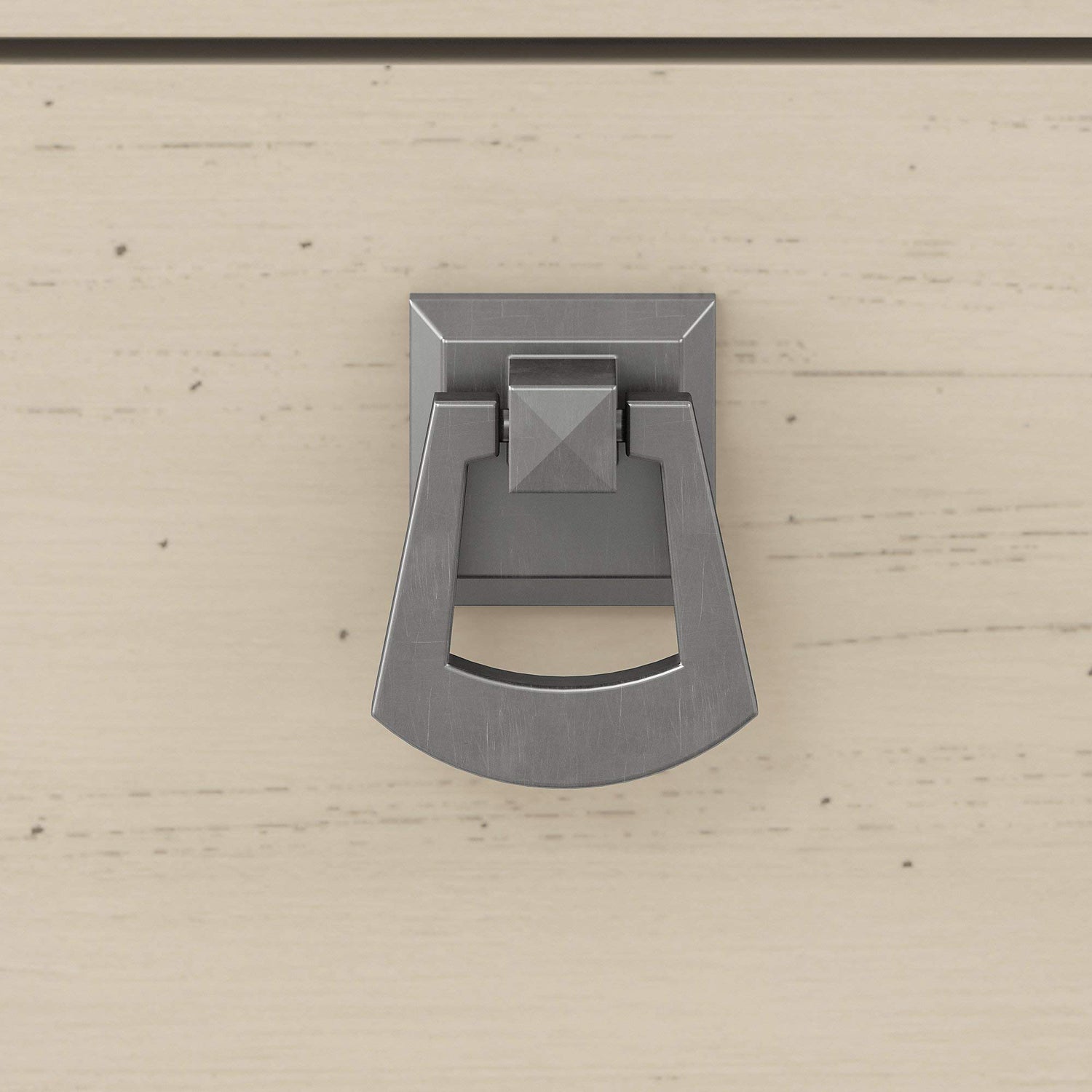 Bush Furniture Salinas Tall Storage Cabinet Modern Farmhouse Accent Chest with Doors & Adjustable Shelves in Antique White Cupboard for Home Office, Bush Business Furniture