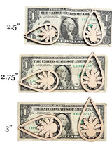 Texan Wood Crafts 12 pieces Unfinished Wood Thanksgiving Turkey Earring Jewelry Blanks, Made in Texas (1.5" Height) Texan Wood Crafts