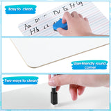 36 Pcs Double Sided Whiteboard Lined Dry Erase Board for Kids 9" x 12" Small Dry Erase Board with Lines Lined White Board Education Teacher Supplies Geyee