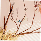 Yardwe 3pcs Wooden Bird Feeder Hanging Bird House Outdoor Bird House Unfinished Wooden Birdhouse Wooden Birdhouses to Paint Outside Bird Feeder Yardwe