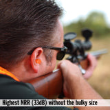 Mack's Maximum Protection Soft Foam Shooting Ear Plugs, 50 Pair - 33 dB Highest NRR – Comfortable Earplugs for Hunting, Tactical, Target, Skeet and Mack's