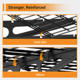 eShelf 2x6 ft Garage Shelving, 2-Pack Wall-Mounted Shelves for Garage, Kitchen, Pantry Storage, 800 lbs Total Load Capacity Gargae Wall Shelving, eShelf