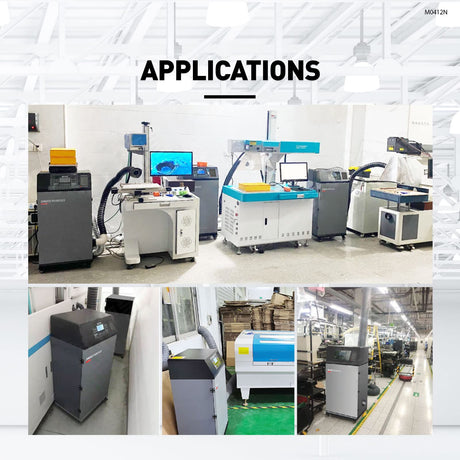 Laser Solder Fumes Purifier, SFX-400L Fume Extractor 5 Stage Air Filter Wheeled Smoke Absorber Purifier with Intelligent Control, 700W Air Purifier WTTTOOLS