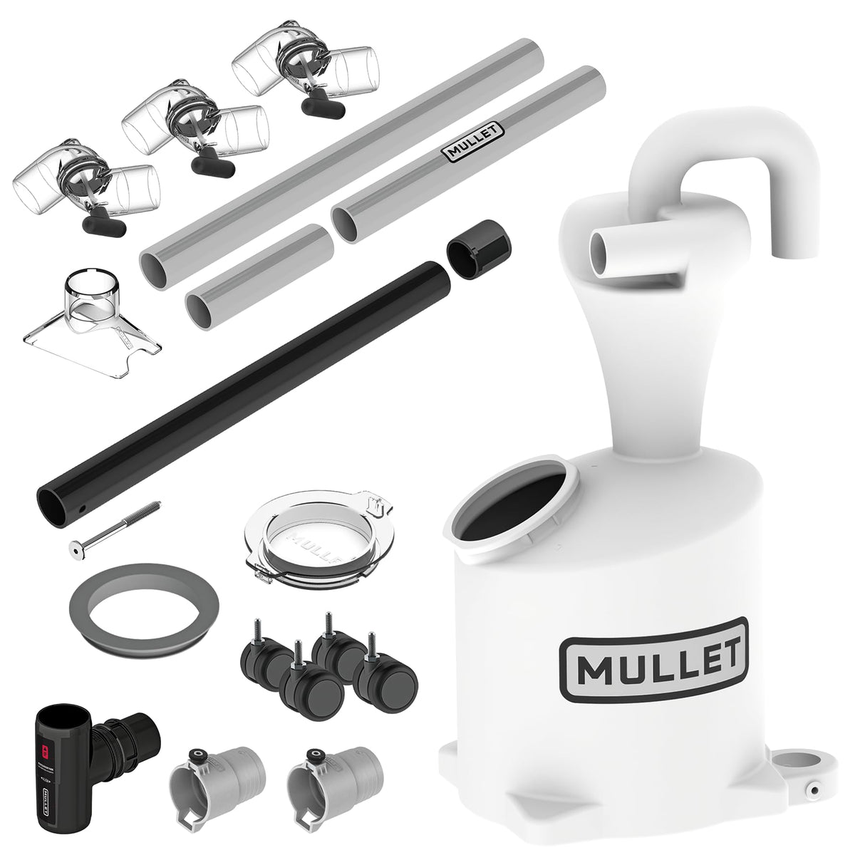 Mullet ThirdHand Dust Collection Boom Arm (Boom Arm + Cyclone) Mullet
