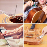 28PCS Guitar Tool Kit,Guitar Repair Tools Kit,Professional Guitar Repairing Maintenance Tool Kit with Wire Plier String Organizer Fingerboard hanbangabc