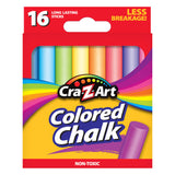 Cra-Z-Art Colored Chalk, 16 Count (10801-48) , Assorted Cra-Z-Art