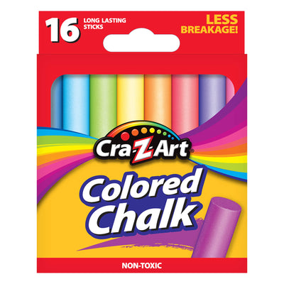 Cra-Z-Art Colored Chalk, 16 Count (10801-48) , Assorted