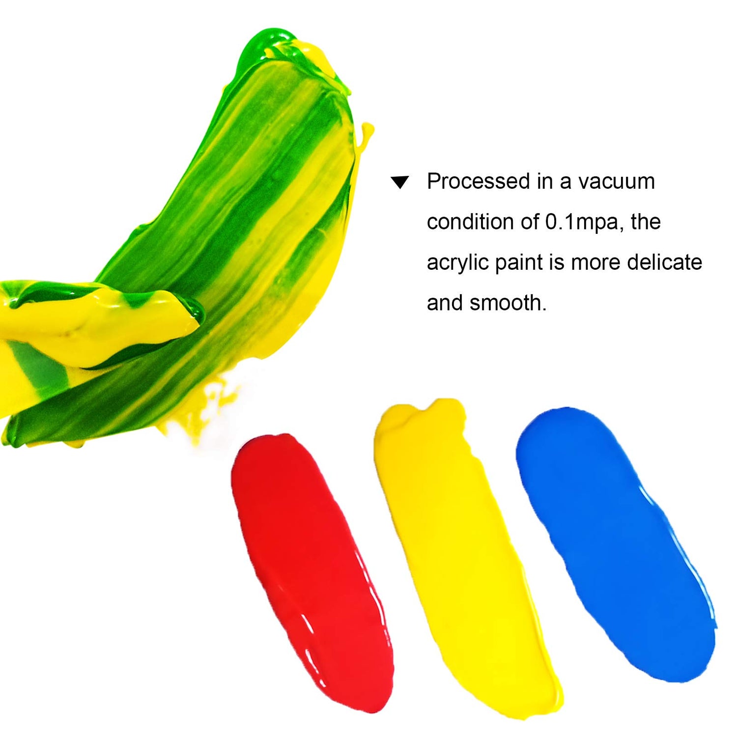 Deluxe Art Supplies 27 Pieces Art Set with Tabletop Easel, 12 Colors Acrylic Paint, 10 Paint Brushes, 3 Canvas Panels, Palettes Miratuso