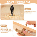 Qunclay Wooden Animal Cabinet Knobs Decorative Wood Dresser Knobs with Screws Dresser Pulls Wood Marine Woodland Animals Knobs Furniture Knobs Qunclay