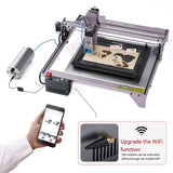 ATOMSTACK AIC1 Air Assist Automatic Control Kits for Frame-Shaped Laser Engraver, Auto ON/Off Air Assist for LightBurn M7, Support Offline Engraving, ATOMSTACK