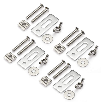 Genmitsu 4PCS T-track Mini Hold Down Clamp Kit, Compatible with 3018-PRO/3018-MX3/3018-PROVer CNC Router Machine - WoodArtSupply