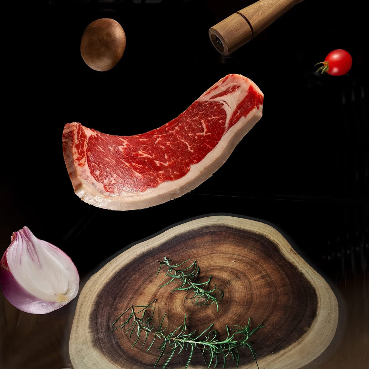 Resafy Round Cutting Board(Dia. 12~14 inch), Exquisite Non-Splicing Acacia Wood Cheese Board, Reversible Round Charcuterie Board (Non-Exact Round, Resafy