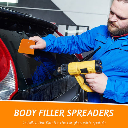 Frienda Body Filler Spreaders Automotive Body Fillers Plastic Auto Spreader Auto Body Spreader for Applying Fillers Putties Glazes Caulks and Paint - WoodArtSupply