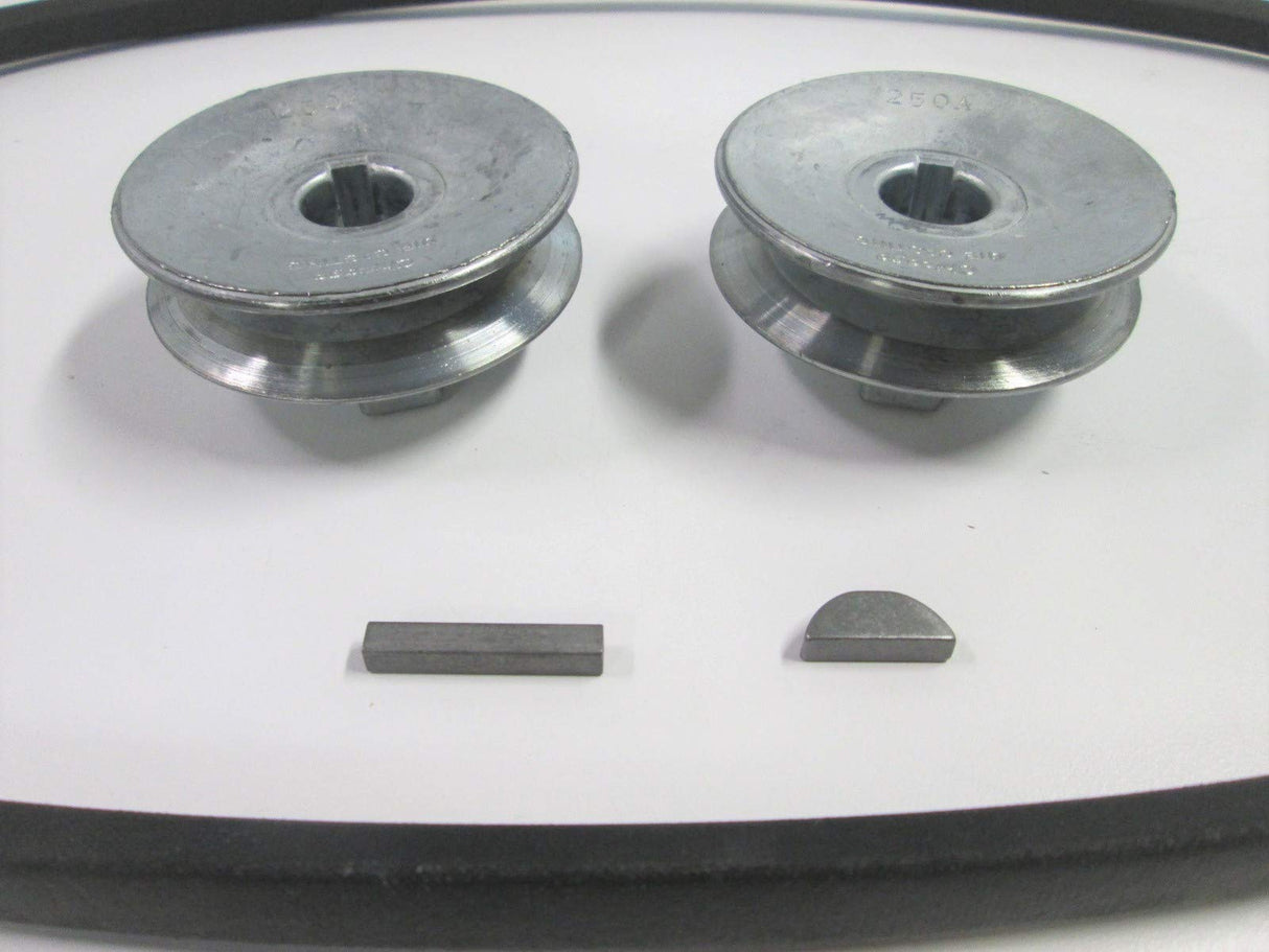 Sears Craftsman 10" Contractor Table Saw V-Belt Kit with 2 1/2" Pulley Set & Keys Or1More