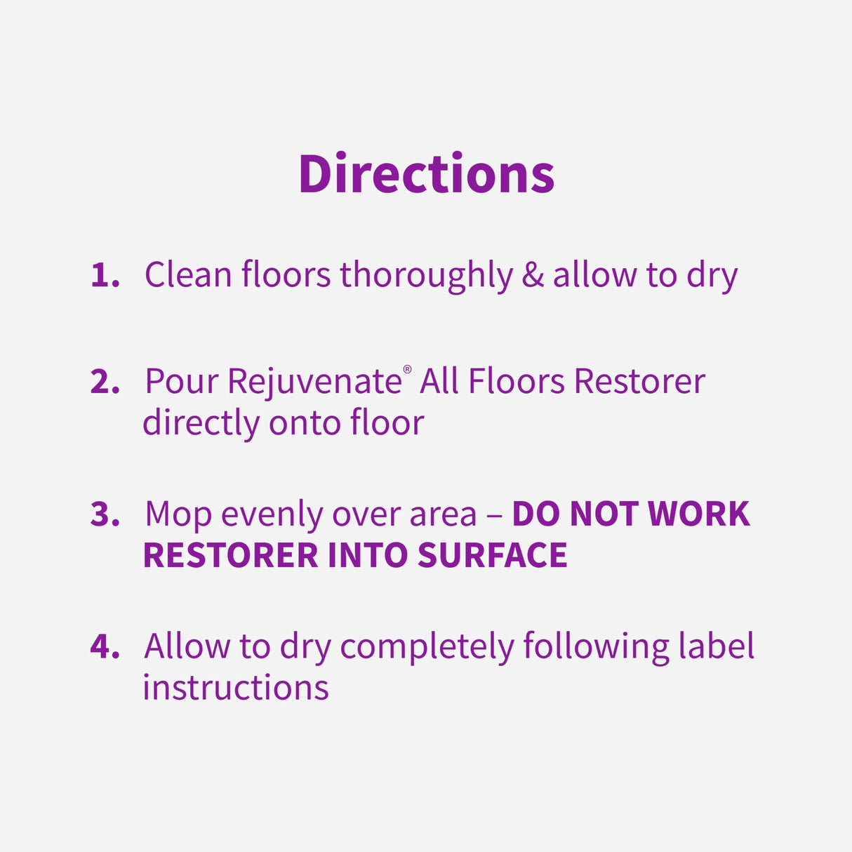 Rejuvenate All Floors Restorer and Polish Fills in Scratches Protects & Restores Shine No Sanding Required (128 oz) Rejuvenate