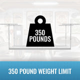 MonsterRax Overhead Garage Storage Rack 2x8, Ceiling Mounted Shelving, Adjustable Hanging Organizer, Heavy Duty Steel, 350 Pound Capacity, Color: MonsterRAX Storage Solutions