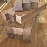 Walnut Wood Turning Blanks 6pcs - 2" x 2" x 12" Cherokee Wood Products