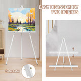 abitcha Art Easel Wooden Stand - 63" Portable Tripod Display Artist Easel - Adjustable Floor Wood Poster Stand for Wedding, Painting, Drawing, abitcha
