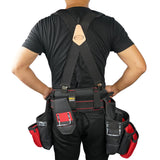 MELOTOUGH Padded Tool Belt Work Suspenders With Super Strong Clip for Carpenter's Suspension Rig construction suspenders for men MELOTOUGH