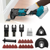 Cordless Oscillating Tool for Makita 18V Battery, 6 Variable Speed Brushless-Motor Tool, Oscillating multi tool kit for Cutting Wood Drywall Nails DIYtoolifz