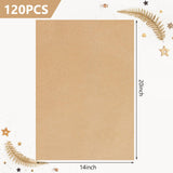 Koogel 120 Sheets Kraft Tissue Paper Bulk, Tissue Paper Gift Wrapping 14 x 20 Inch Brown Rustic Art Paper for DIY Project Birthday Holiday Crafts Koogel