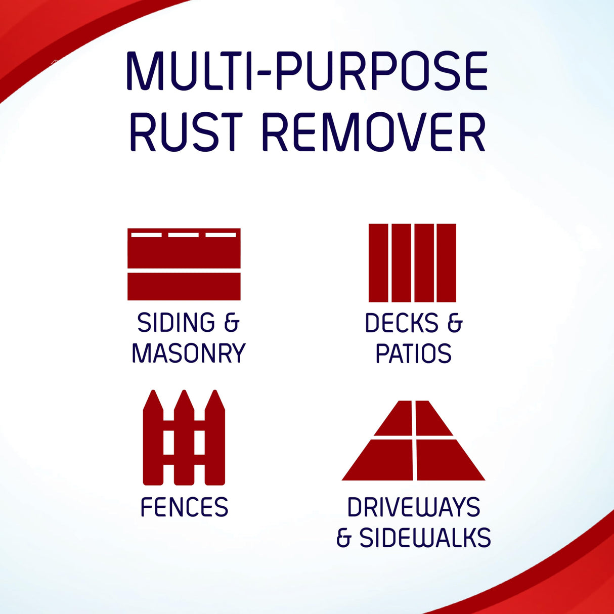 Iron OUT Liquid Rust Stain Remover, Pre-mixed, Quickly Removes Rust Stains from Concrete, Vinyl and Other Outdoor Surfaces, No Scrubbing, Safe to OUT