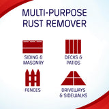 Iron OUT Liquid Rust Stain Remover, Pre-mixed, Quickly Removes Rust Stains from Concrete, Vinyl and Other Outdoor Surfaces, No Scrubbing, Safe to OUT