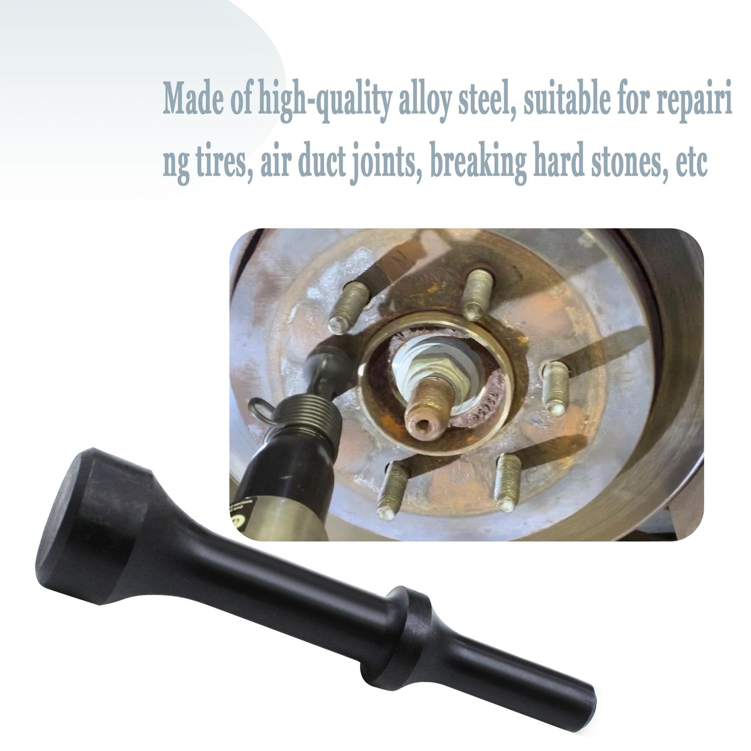 31982 Pneumatic 4-inch Hammer, Bit For Pneumatic Hammer Fits Impact Tool Air Hammer Attachments 2 Pcs Gteana