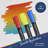 Crafts 4 All Acrylic Paint Markers Set - 12, Broad Tip -Tip Acrylic Paint Pens for Rock Painting, Glass, Wood, Canvas and Fabric - Non-Toxic, Crafts 4 All