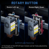 ORTUR Laser Head Focusing Controller for ORTUR Laser Master 3, ORTUR Laser Master 2 S2 Series and ORTUR Laser Master 2 PRO S2 Series Laser Engraver Ortur