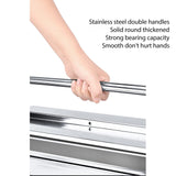 Portable Cantilever Tool Box Crafted from Stainless Steel with 5 Tray Cantilever for Home and Auto Repair Folding Metal Toolbox. (460) Walfront