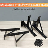 Gate Corner Brace Bracket Heavy Duty Adjustable No Sag Kit Durable Solid Iron for Shed Doors,Driveway Gates,Corral Gates,Wood Windows,Gate Frame Kunzye