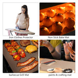 3 Pack PTFE Teflon Sheet For Heat Press Transfer Sheet Non Stick 12" X 16" Heat Transfer Paper Reusable Heat Resistant Craft Mat, Non Stick Paper Ubrand