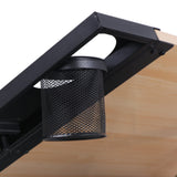 JupiterForce Drafting Desks with 2 Storage Drawers, Height Adjustable Drawing Tables for Painters, Working, Writing, Home Office, Natural JupiterForce