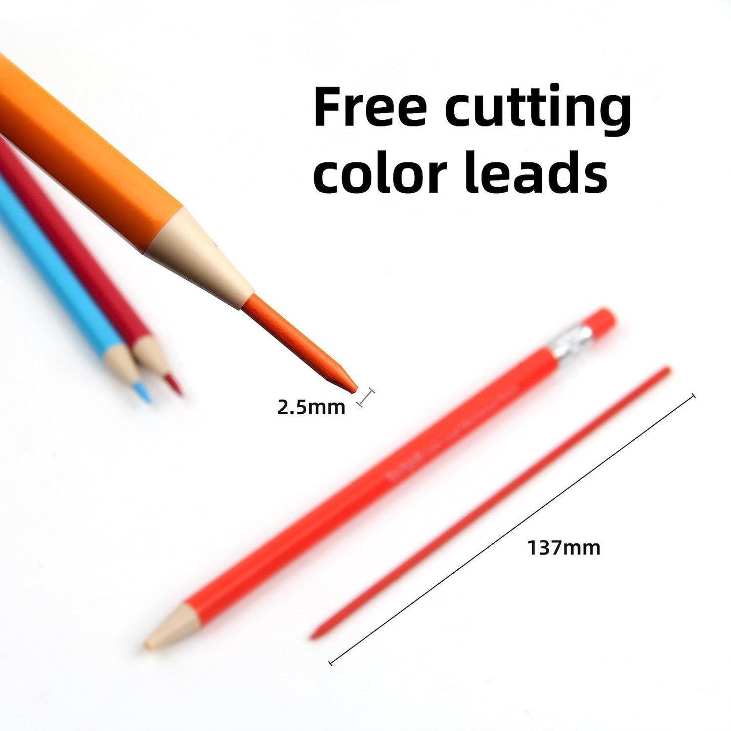 Colored Mechanical Pencil 2.6Mm, 36Pcs - WoodArtSupply