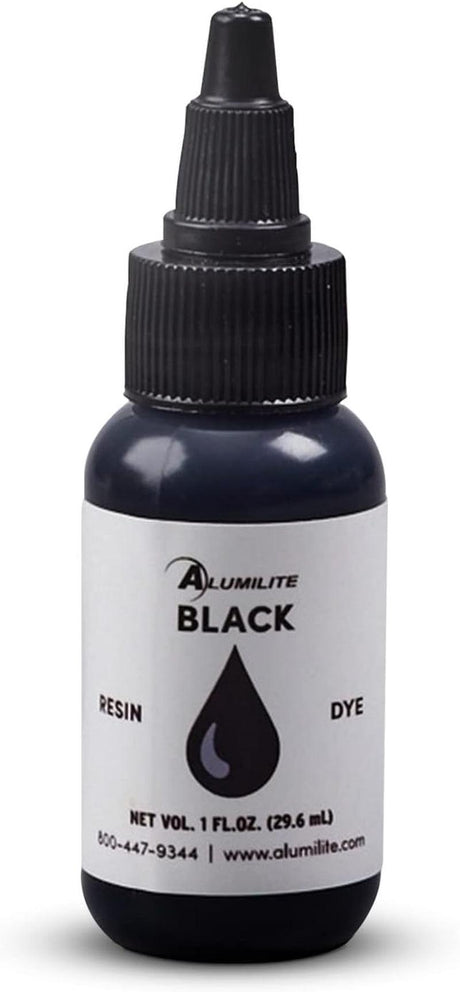 Dye Liquid Color Tint Black (1 Oz) Highly Concentrated Colorant or Pigments for Casting Resins, Epoxy Coating, and Urethane | Used in Coloring Clear, WoodArtSupply