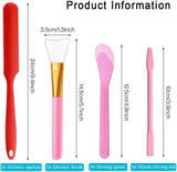 Silicone Stir Sticks Kit 16Pcs, Silicone Epoxy Brush, Silicone Stirring Tool, Mixing Spoon, Silicone Scraper DIY Crafts Tool for Resin Epoxy Liquid WoodArtSupply