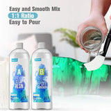16Oz Premium Clear Epoxy Resin Kit Casting and Coating for River Table Tops, Art Casting Resin,Jewelry Projects, Diy,Tumbler Crafts, Molds, Art WoodArtSupply
