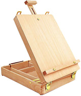 Premium Sketchbox Desktop Art Easel, Tabletop, Wooden for Painting, Student, Artist, Beginner WoodArtSupply
