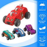 24 Pieces Wood DIY Car Toys Unfinished Wooden Cars Unfinished DIY Car Crafts WoodArtSupply